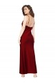 Cowl Neck Silk like Satin Sleeveless Low Back Burgundy Black Tie Evening Gown / Prom Dress / Bridesmaid Dress Edinburgh