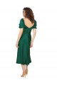 Sweetheart Silk like Satin Short Sleeves Low Back Hunter Formal Evening Gown / Prom Dress / Bridesmaid Dress Edinburgh