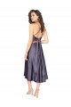 Scoop Neck Silk like Satin Sleeveless Criss Cross Back Dusk Prom Dress / Bridesmaid Dress Edinburgh