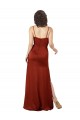 Spaghetti Straps Silk like Satin Sleeveless Low Back Red Formal Evening Gown / Prom Dress / Bridesmaid Dress Edinburgh