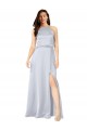 Halter Neck Silk like Satin Sleeveless Low Back Fog Formal Evening Gown / Bridesmaid Dress Edinburgh