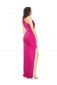 One Shoulder Silk like Satin Sleeveless Fuchsia Formal Evening Gown / Prom Dress / Bridesmaid Dress Edinburgh