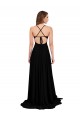 V-Neck Spandex Sleeveless Open Back Black Black Tie Evening Gown / Prom Dress / Bridesmaid Dress Edinburgh
