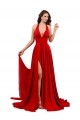 Halter Neck Spandex Sleeveless Criss Cross Open Back Red Formal Evening Gown / Prom Dress / Bridesmaid Dress Edinburgh