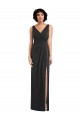 V-Neck Spandex Sleeveless V-Back Black Formal Evening Gown / Prom Dress / Bridesmaid Dress Edinburgh