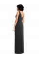 V-Neck Spandex Sleeveless V-Back Black Formal Evening Gown / Prom Dress / Bridesmaid Dress Edinburgh