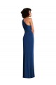 One Shoulder Spandex Sleeveless Royal Blue Semi Formal Evening Dress / Prom Dress / Bridesmaid Dress Edinburgh