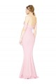 Strapless Stretch Crepe Sleeveless Low Back Pink Formal Evening Gown / Prom Dress / Bridesmaid Dress Edinburgh