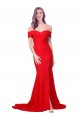 Sweetheart Stretch Crepe Sleeveless Red Bridesmaid Dress / Evening Dress Edinburgh