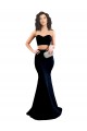 High Neck Stretch Crepe Sleeveless Low Back Black Formal Evening Gown / Prom Dress / Bridesmaid Dress Edinburgh