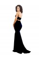 High Neck Stretch Crepe Sleeveless Low Back Black Formal Evening Gown / Prom Dress / Bridesmaid Dress Edinburgh
