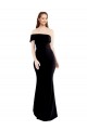 One Shoulder Stretch Crepe Sleeveless Keyhole Back Black Formal Evening Gown / Prom Dress / Bridesmaid Dress Edinburgh