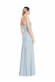 Sweetheart Stretch Crepe Sleeveless Low Back Light Sky Blue Formal Dress / Bridesmaid Dress Edinburgh
