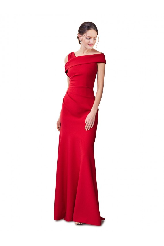 Stretch Crepe Sleeveless Red Formal Evening Gown / Prom Dress / Bridesmaid Dress Edinburgh