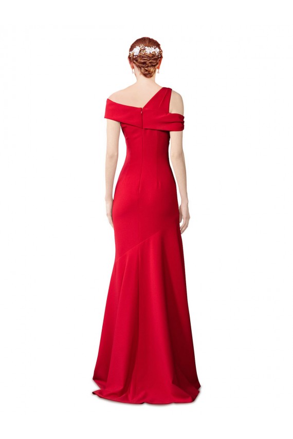 Stretch Crepe Sleeveless Red Formal Evening Gown / Prom Dress / Bridesmaid Dress Edinburgh