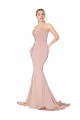 Sweetheart Stretch Crepe Sleeveless Low Back Mauve Formal Dress / Bridesmaid Dress Edinburgh