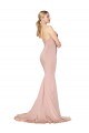 Sweetheart Stretch Crepe Sleeveless Low Back Mauve Formal Dress / Bridesmaid Dress Edinburgh