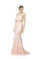 Strapless Stretch Crepe Sleeveless Nude Black Tie Evening Gown / Prom Dress / Bridesmaid Dress Edinburgh
