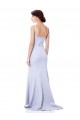 Spaghetti Straps Stretch Crepe Sleeveless Light Sky Blue Evening Gown / Prom Dress / Bridesmaid Dress Edinburgh