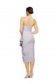 Strapless Stretch Crepe Sleeveless Low Back Arctic Lilac High Low Evening Gown / Prom Dress / Bridesmaid Dress Edinburgh