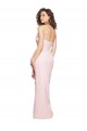 Strapless Stretch Crepe Sleeveless Low Back Pink Formal Dress / Bridesmaid Dress Edinburgh