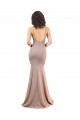 V-Neck Stretch Crepe Sleeveless Low Back Dusty Pink Black Tie Evening Gown / Prom Dress / Bridesmaid Dress Edinburgh