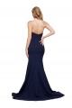 Sweetheart Stretch Crepe Sleeveless Low Back Dark Navy Formal Evening Gown / Prom Dress / Bridesmaid Dress Edinburgh