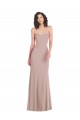 Sweetheart Stretch Crepe Sleeveless Dusty Pink Formal Dress / Bridesmaid Dress Edinburgh