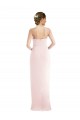 Halter Neck Stretch Crepe Sleeveless Pink Semi Formal Evening Dress / Prom Dress / Bridesmaid Dress Edinburgh