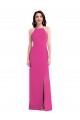 Halter Neck Stretch Crepe Sleeveless Open Back Fuchsia Formal Evening Gown / Prom Dress / Bridesmaid Dress Edinburgh