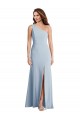 One Shoulder Stretch Crepe Sleeveless Light Sky Blue Formal Evening Gown / Prom Dress / Bridesmaid Dress Edinburgh