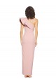 One Shoulder Stretch Crepe Sleeveless Mauve Formal Evening Gown / Prom Dress / Bridesmaid Dress Edinburgh