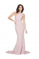 One Shoulder Stretch Crepe Sleeveless Mauve Semi Formal Evening Dress / Prom Dress / Bridesmaid Dress Edinburgh