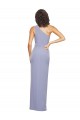 One Shoulder Stretch Crepe Sleeveless Smoke Blue Formal Evening Gown / Prom Dress / Bridesmaid Dress Edinburgh