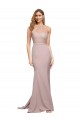 Sweetheart Stretch Crepe Sleeveless Dusty Pink Formal Evening Gown / Prom Dress / Bridesmaid Dress Edinburgh
