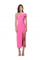 One Shoulder Stretch Crepe Sleeveless Fuchsia Evening Gown / Prom Dress / Bridesmaid Dress Edinburgh