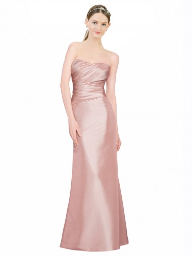 Sweetheart Stretch Satin Sleeveless Low Back Formal Evening Gown / Prom Dress / Bridesmaid Dress Edinburgh