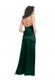 Scoop Neck Stretch Satin Sleeveless Open Back Hunter Formal Evening Gown / Prom Dress / Bridesmaid Dress Edinburgh
