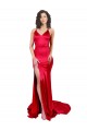 Sweetheart Stretch Satin Sleeveless Low Back Red Formal Evening Gown / Prom Dress / Bridesmaid Dress Edinburgh