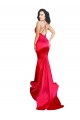 Sweetheart Stretch Satin Sleeveless Low Back Red Formal Evening Gown / Prom Dress / Bridesmaid Dress Edinburgh