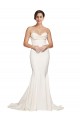 Cowl Neck Stretch Satin Sleeveless Low Back Ivory Formal Evening Gown / Prom Dress / Bridesmaid Dress Edinburgh