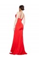 Cowl Neck Stretch Satin Sleeveless Low Back Red Formal Evening Gown / Prom Dress / Bridesmaid Dress Edinburgh
