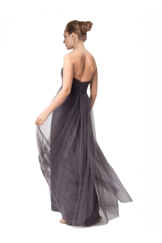 Sweetheart Tulle Cap Sleeves Vintage Rose Bridesmaid Dress Edinburgh