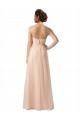 Sweetheart Tulle Sleeveless Nude Bridesmaid Evening Gowns Edinburgh