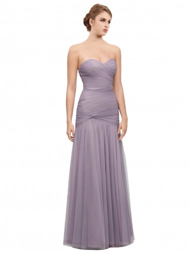 Sweetheart Tulle Sleeveless Heather Bridesmaid Dress Edinburgh