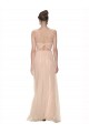 Illusion Neck Tulle Sleeveless Blush Bridesmaid Dress Edinburgh
