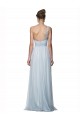 One Shoulder Tulle Sleeveless Mist Bridesmaid Dress Edinburgh