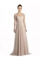 Square Neck Tulle Sleeveless Nude Bridesmaid Evening Dress Edinburgh