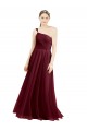 One Shoulder Tulle Sleeveless Burgundy Semi Formal Evening Dress / Bridesmaid Dress Edinburgh