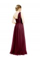 One Shoulder Tulle Sleeveless Burgundy Semi Formal Evening Dress / Bridesmaid Dress Edinburgh